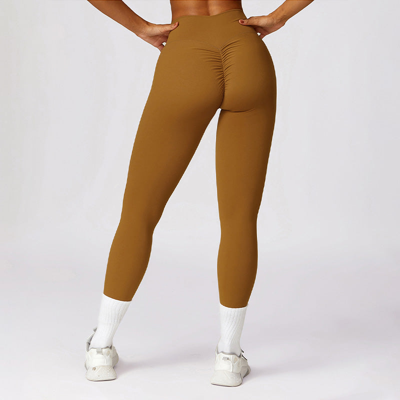 High-Waisted Hip-Lifting Athletic Yoga Leggings: Breathable, Soft, 4-Way Stretch Pants