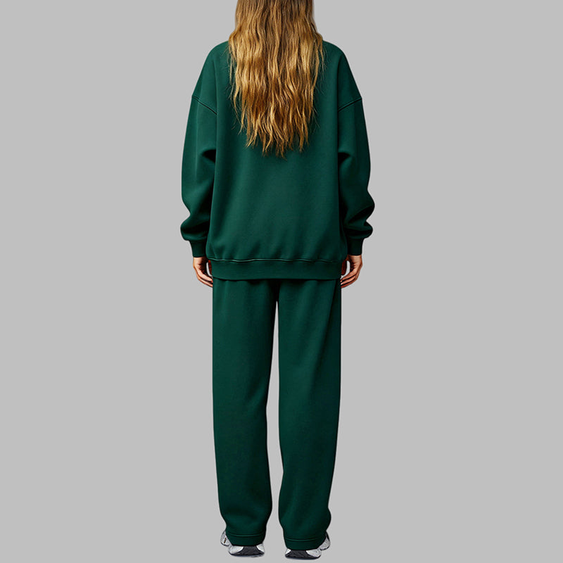 Oversize Fleece Crewneck Sweatshirt