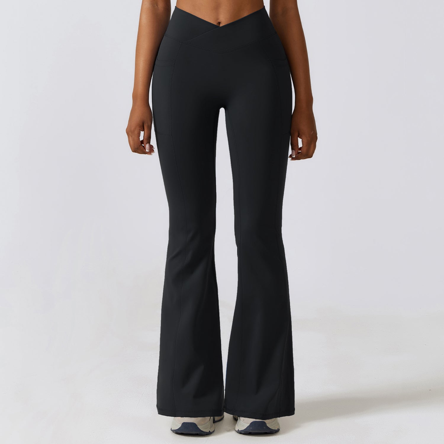Beauty Back Pocket Yoga flared Leg pants