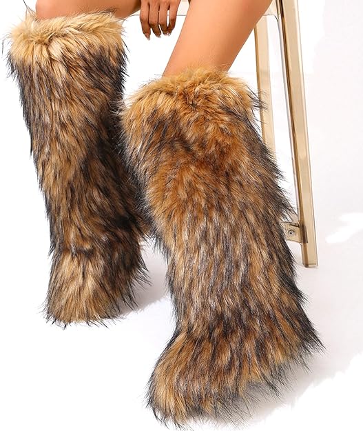 FAUX FUR 101: KNEE HIGH BOOT (Pre Order Ships 11/10)