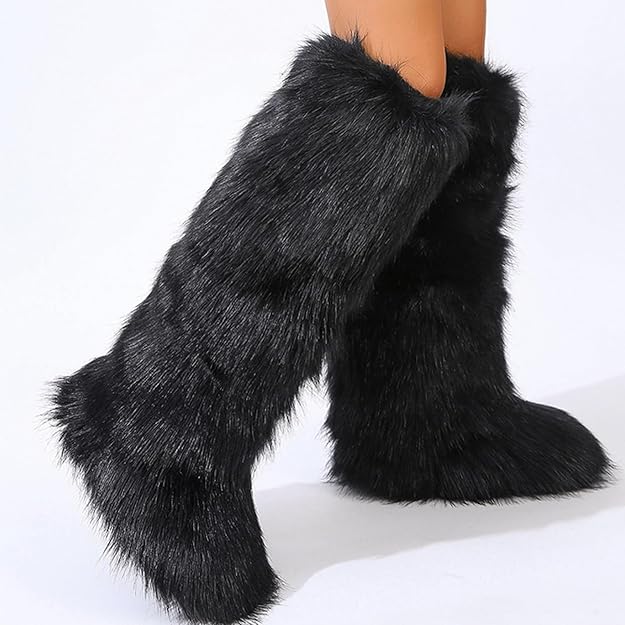 FAUX FUR 101: KNEE HIGH BOOT (Pre Order Ships 11/10)
