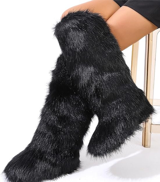 FAUX FUR 101: KNEE HIGH BOOT (Pre Order Ships 11/10)