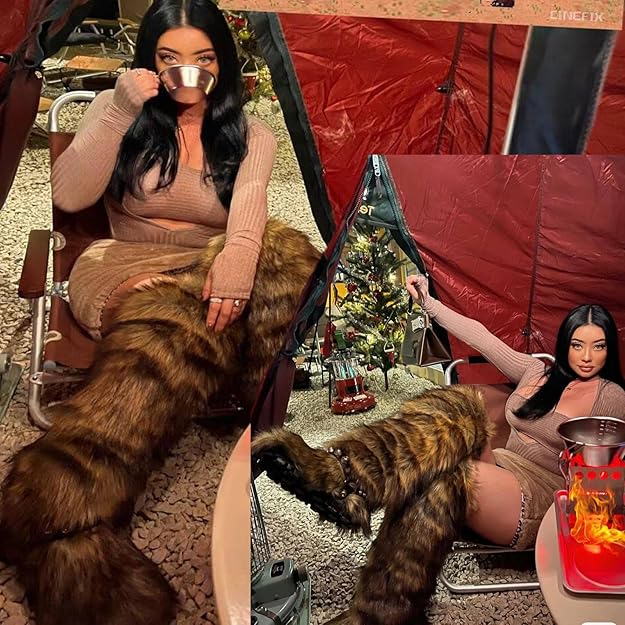 FAUX FUR 101: KNEE HIGH BOOT (Pre Order Ships 11/10)