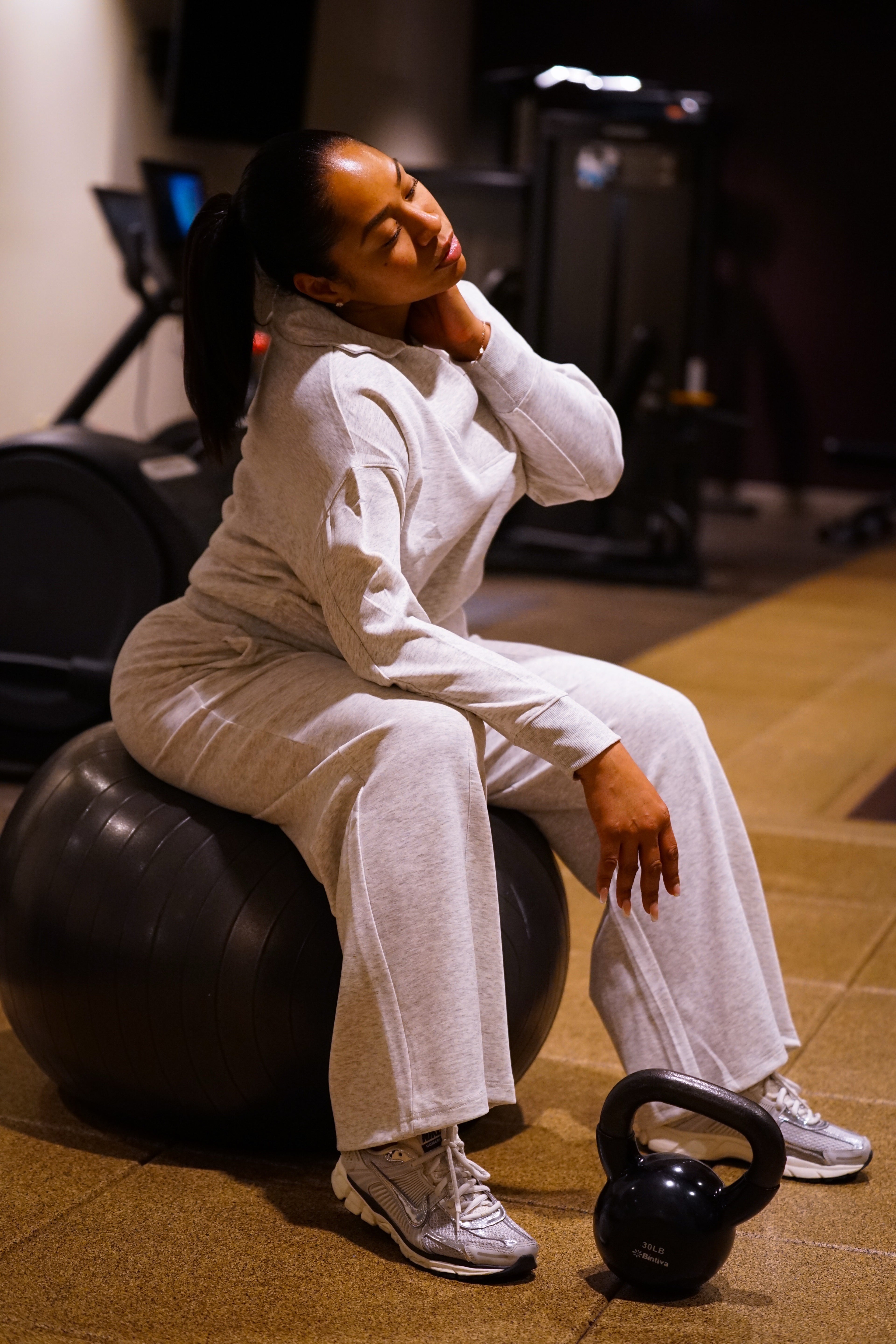 Rich Auntie : Set (Heather Grey)