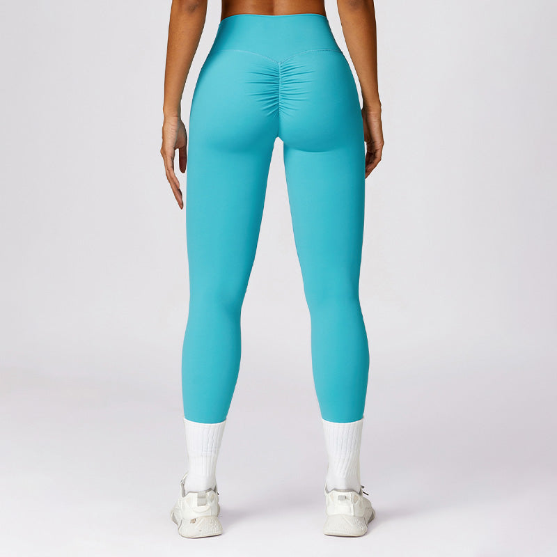 High-Waisted Hip-Lifting Athletic Yoga Leggings: Breathable, Soft, 4-Way Stretch Pants