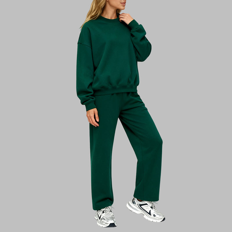 Oversize Fleece Crewneck Sweatshirt